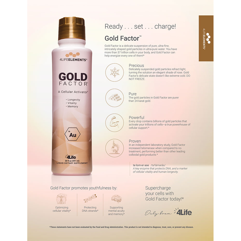 4Life Elements Gold Factor - 4lifetransferfactors