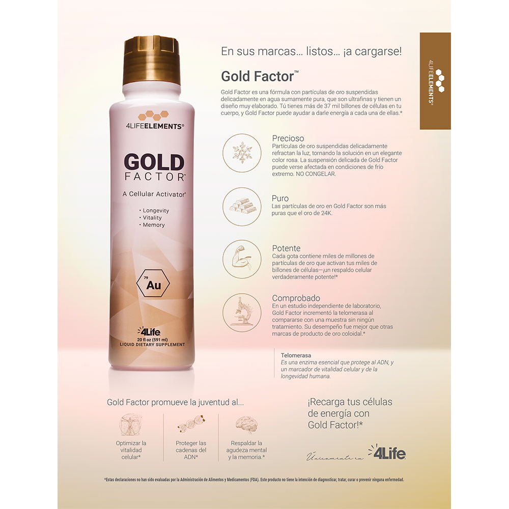 4Life Elements Gold Factor - 4lifetransferfactors